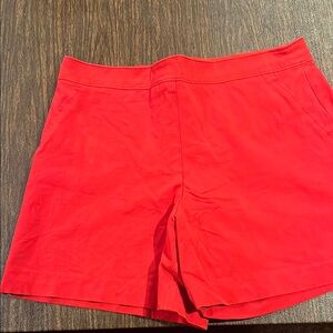 SPANX Red Vibrant Casual Shorts